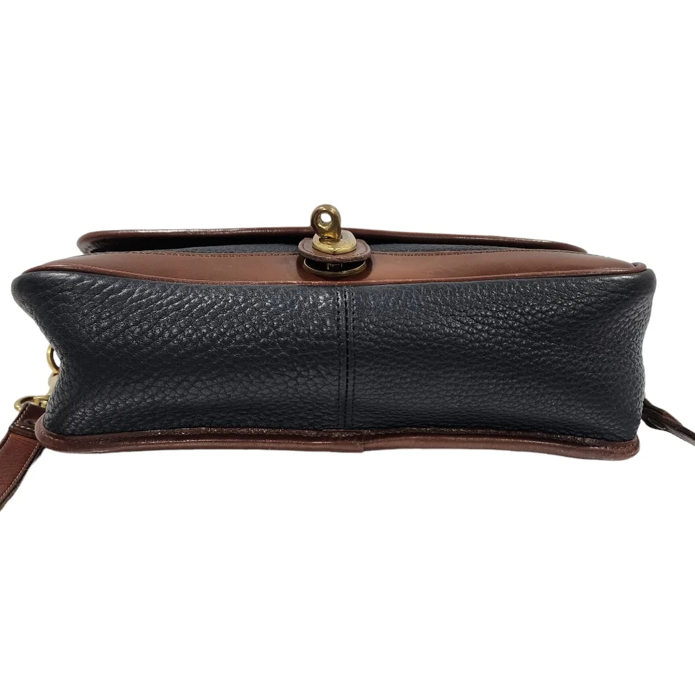 DOONEY & BOURKE VINTAGE PEBBLE LEATHER SATCHEL SHOULDER BAG